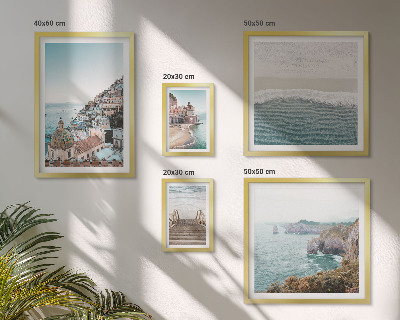 Bildergalerie-set für die wand Landschaften einer Küstenstadt