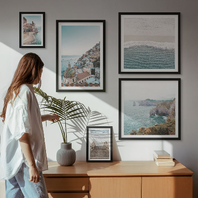 Bildergalerie-set für die wand Landschaften einer Küstenstadt