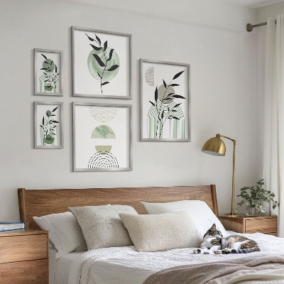 Bildergalerie-set für die wand Stilvolle Pflanzengrafiken