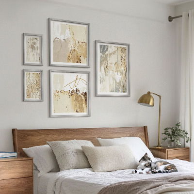 Bilderset fürs sofa Abstrakte minimalistische Kompositionen