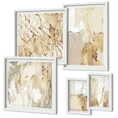 Bildergalerie-set für die wand Abstrakte moderne Texturen
