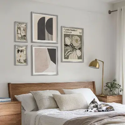 Bilderset Blumenarrangements für das Sofa