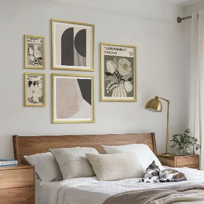 Bilderset Blumenarrangements für das Sofa