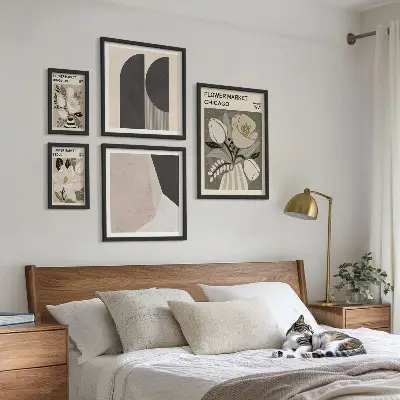Bilderset Blumenarrangements für das Sofa
