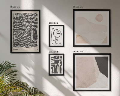 Bildergalerie-set für die wand Minimalistische Erdmuster abstrakt