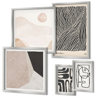 Bildergalerie-set für die wand Minimalistische Erdmuster abstrakt