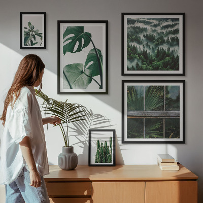 Bildergalerie-set für die wand Pflanzeninspirationen aus den Tropen