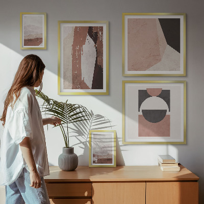 Bildergalerie-set für die wand Abstrakte Erdzusammensetzungen