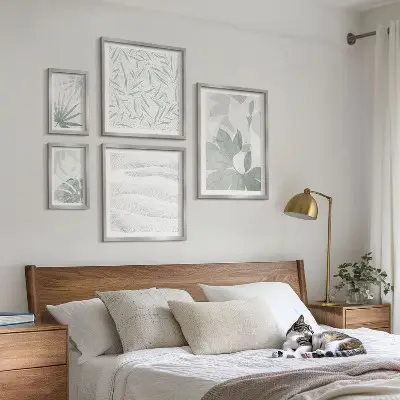 Bilderset fürs Sofa mit Pflanzenmotiven