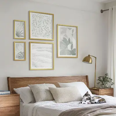 Bilderset fürs Sofa mit Pflanzenmotiven
