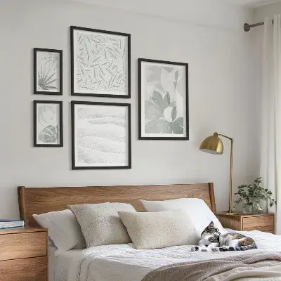 Bilderset fürs Sofa mit Pflanzenmotiven