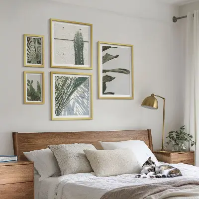 Bildergalerie-Set für die Wand mit modernen Pflanzenakzenten