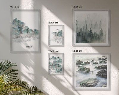 Bildergalerie-set für die wand Friedliche Landschaften mit Wasser