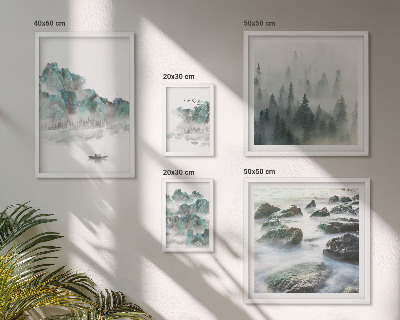 Bildergalerie-set für die wand Friedliche Landschaften mit Wasser