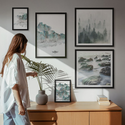 Bildergalerie-set für die wand Friedliche Landschaften mit Wasser