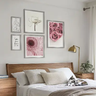 Bildergalerie-Set für die Wand mit floralen Boho-Inspirationen