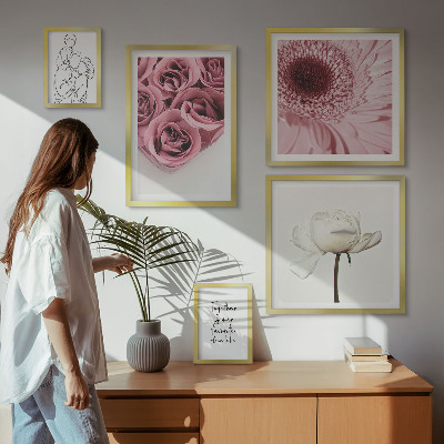 Bildergalerie-set für die wand Florale Boho-Inspirationen