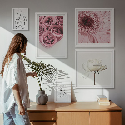 Bildergalerie-set für die wand Florale Boho-Inspirationen