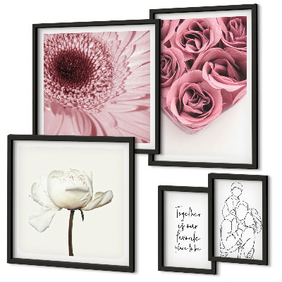 Bildergalerie-set für die wand Florale Boho-Inspirationen