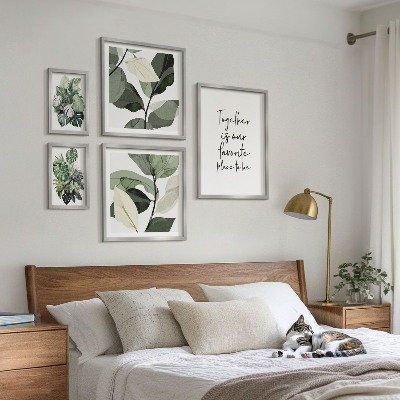 Bilderset fürs sofa Moderne Pflanzeninspirationen