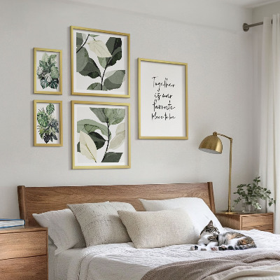 Bilderset fürs sofa Moderne Pflanzeninspirationen