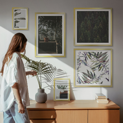 Bildergalerie-set für die wand Pflanzenmotive grüner Oasen