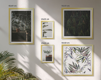 Bildergalerie-set für die wand Pflanzenmotive grüner Oasen