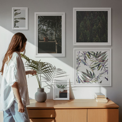 Bildergalerie-set für die wand Pflanzenmotive grüner Oasen