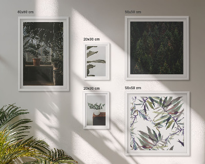 Bildergalerie-set für die wand Pflanzenmotive grüner Oasen