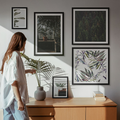 Bildergalerie-set für die wand Pflanzenmotive grüner Oasen