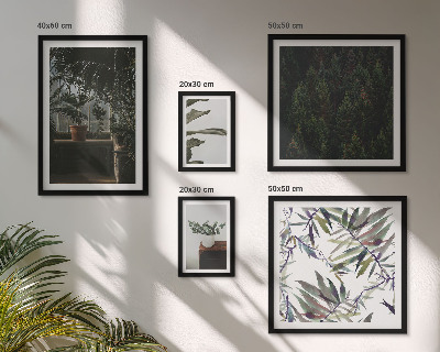 Bildergalerie-set für die wand Pflanzenmotive grüner Oasen