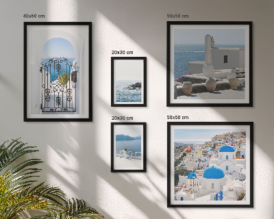 Modernes wandbilder-set Mittelmeer-Griechenland-Ansichten