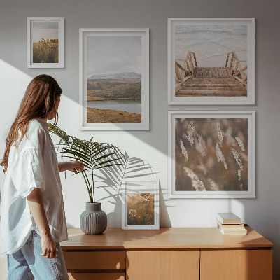 Bildergalerie-set für die wand Naturlandschaften des Seefeldes