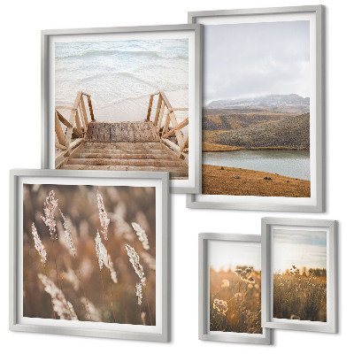Bildergalerie-set für die wand Naturlandschaften des Seefeldes