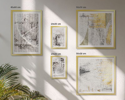 Modernes wandbilder-set Abstrakte neutrale Muster