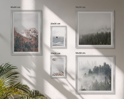 Bildergalerie-set für die wand Landschaften, Berge, Wälder, Wolken