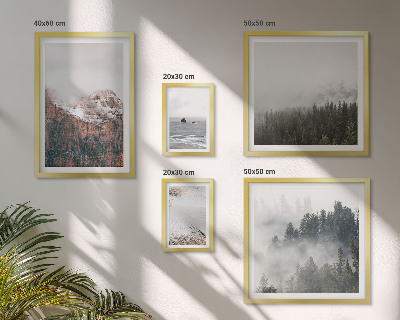 Bildergalerie-set für die wand Landschaften, Berge, Wälder, Wolken