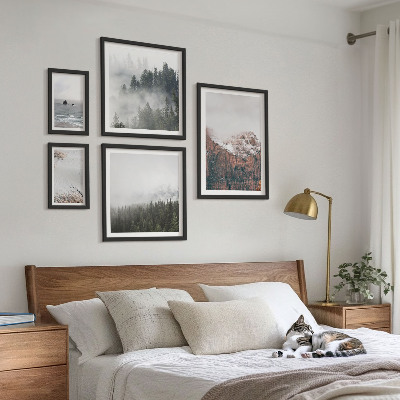 Bildergalerie-set für die wand Landschaften, Berge, Wälder, Wolken