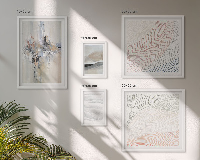 Bildergalerie-set für die wand Abstrakte Kompositionen Schattierungen