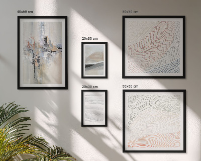 Bildergalerie-set für die wand Abstrakte Kompositionen Schattierungen
