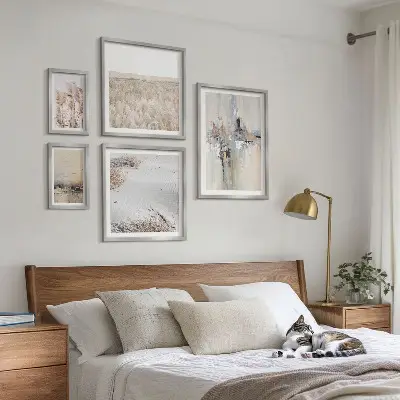 Bildergalerie-Set für die Wand stilvolle Dekorationen mit Motiven aus Natur und Minimalismus