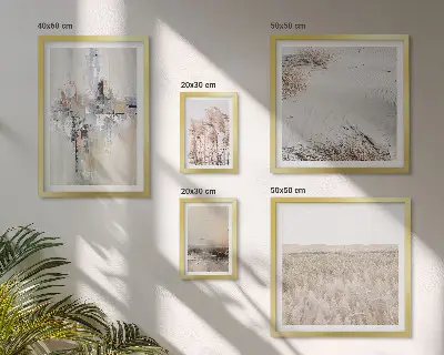 Bildergalerie-Set für die Wand stilvolle Dekorationen mit Motiven aus Natur und Minimalismus