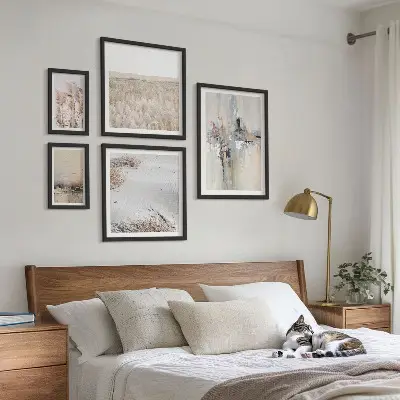 Bildergalerie-Set für die Wand stilvolle Dekorationen mit Motiven aus Natur und Minimalismus
