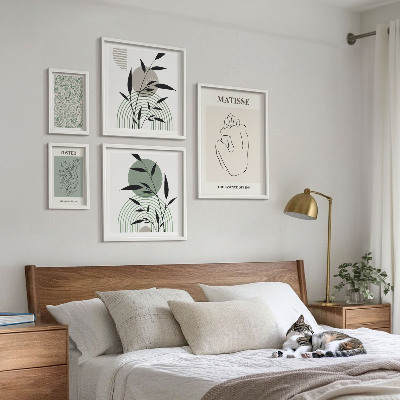 Bildergalerie-set für die wand Stilvolle Pflanzengrafiken