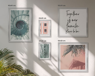 Modernes wandbilder-set Stilvolle geometrische Inneneinrichtungen