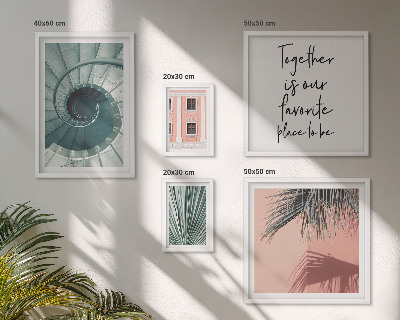 Modernes wandbilder-set Stilvolle geometrische Inneneinrichtungen