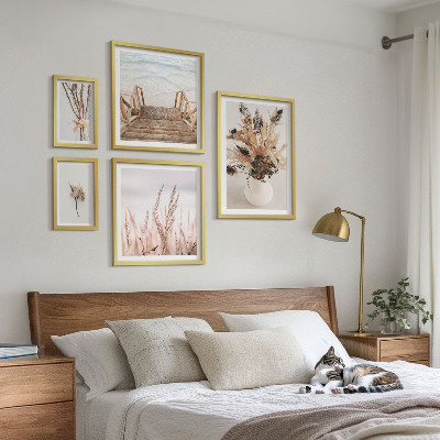 Bildergalerie-set für die wand Stilvolle Trockenpflanzen und Wasser