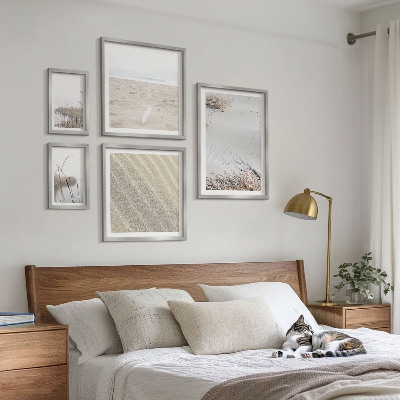 Modernes wandbilder-set Minimalistische Strandmotive