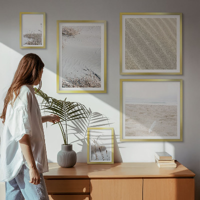 Modernes wandbilder-set Minimalistische Strandmotive