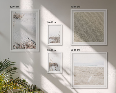 Modernes wandbilder-set Minimalistische Strandmotive